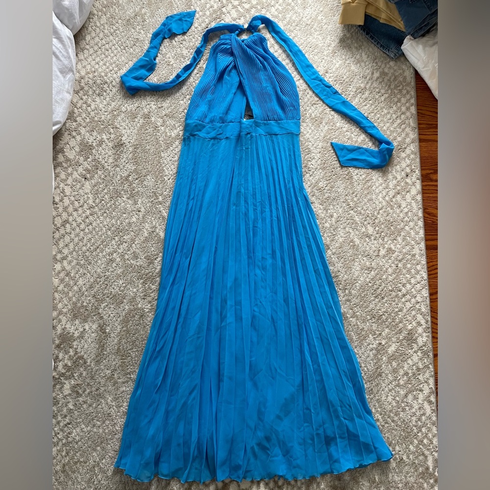 Blue Halter Zara Dress